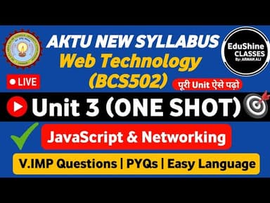JavaScript & Networking